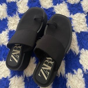 Zara platform sandals